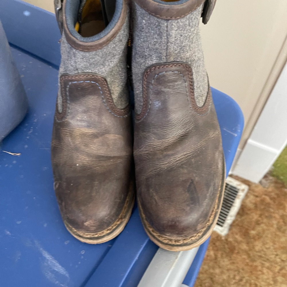 Women’s steel toe work boots zip up - Picture 3 of 7